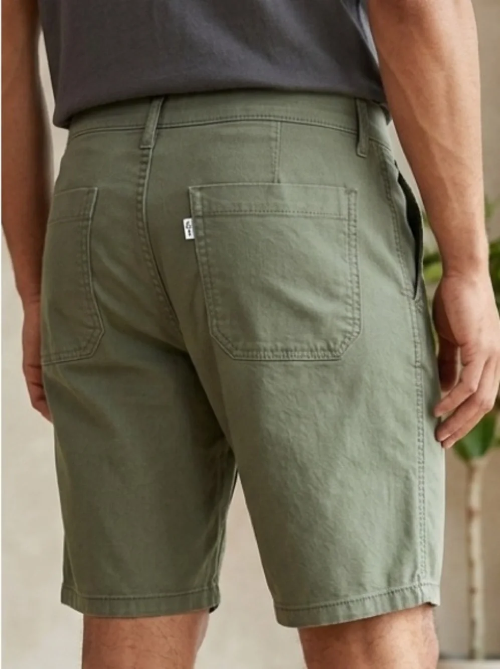 LEVI’S Chino Shorts 34 Olive (Tagged W30) $65 Retail NWOT